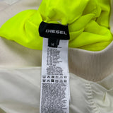 For Successful Living Diesel Bomber Jacket - Medium Cream Nylon