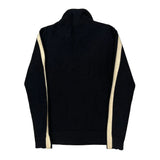 Ralph Lauren Striped Sweater - Medium Black Cotton