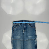 Dickies Double Knee Carpenter Jeans - 33W 29L Blue Denim