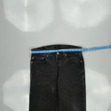 501 Levis Jeans - 32W 33L Black Cotton