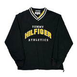 Athletics Tommy Hilfiger Spellout Sweatshirt - XL Black Cotton