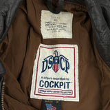 A-2 Flyer'S Jacket Dscp Cockpit Leather Jacket - Medium Brown Leather