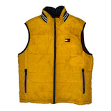 Tommy Hilfiger Vest - Large Yellow Nylon