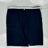 Dickies Cargo Shorts - 38″ Waist Navy Polyester Blend