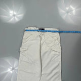 Polo By Ralph Lauren Cargo Trousers - 31W 29L White Cotton
