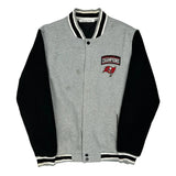 Tampa Bay Buccaneers Jh Designs Nfl Varsity Jacket - XL Grey Cotton Blend