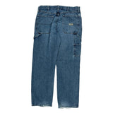 Wrangler Carpenter Jeans - 34W 32L Blue Cotton Blend