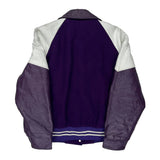 Jo-Ann Trucking Ltd. Winner College Varsity Jacket - Large White Leather