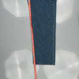 Lee Wide Leg Carpenter Jeans - 30W 30L Blue Cotton