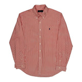 Ralph Lauren Striped Shirt - XL Red Cotton