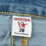 True Religion Skinny Jeans - 28W UK 8 Blue Cotton Blend