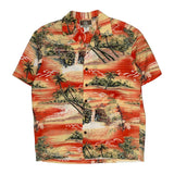 Kalaheo Floral Hawaiian Shirt - Medium Multicoloured Cotton