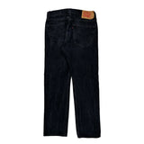 501 Levis Jeans - 30W 30L Black Cotton
