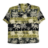 Tommy Bahama Graphic Hawaiian Shirt - XL Black Silk