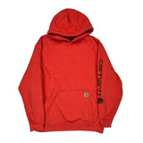 Carhartt Hoodie - XL Red Cotton Blend