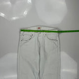 Levis Jeans - 32W 30L White Cotton