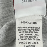 80S Made In USA Nike Graphic T-Shirt - Large Grey Cotton
