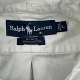Blake Ralph Lauren Shirt - Large White Cotton
