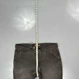Carhartt Trousers - 38W 30L Grey Cotton