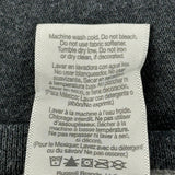 90S Blank Russell Athletic Sweatshirt - Large Grey Cotton Blend