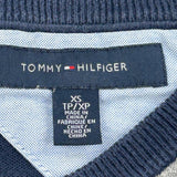 Tommy Hilfiger Argyle Jumper - XS Grey Cotton