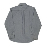 Age 8-10 Tommy Hilfiger Striped Shirt - Medium Blue Cotton