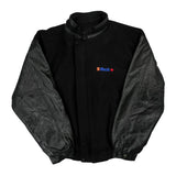 Tech Canada Sportswear Bomber Jacket - XL Black Leather