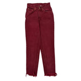 Levis Jeans - 24W UK 6 Red Cotton