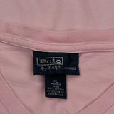 Polo By Ralph Lauren T-Shirt - XL Pink Cotton