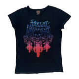Ramstein Air Base Harley Davidson Graphic T-Shirt - XL Black Cotton
