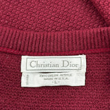 Christian Dior Top - Large Burgundy Acrylic