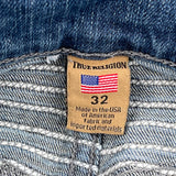 True Religion Skinny Jeans - 32W 30L Blue Denim