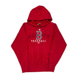 Red Sox Majestic Mlb Hoodie - Large Red Cotton
