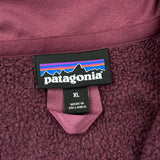 Patagonia Fleece - XL Burgundy Polyester