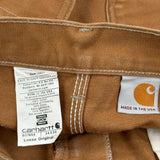 Made In USA Carhartt Double Knee Carpenter Pants - 33W 30L Brown Cotton