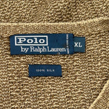 Polo By Ralph Lauren Jumper - XL Brown Silk