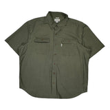 Carhartt Short Sleeve Shirt - 2XL Green Cotton