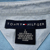 Tommy Hilfiger Polo Shirt - Large Blue Cotton