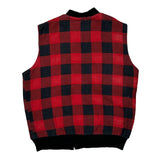 Dickies Checked Gilet - Small Black Cotton