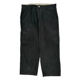 Wrangler Cargo Pants - 38W 32L Black Cotton