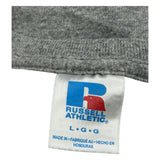 Russell Athletic College Sweatshirt - Large Grey Cotton Blend
