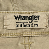 Wrangler Cargo Shorts - 36W 10L Khaki Cotton