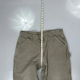 Carhartt Carpenter Trousers - 36W 34L Beige Cotton