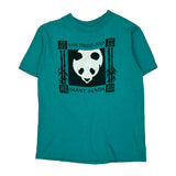 San Diego Zoo Hanes Graphic T-Shirt - Medium Green Cotton