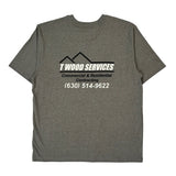 Commercial & Residential Contracting Carhartt T-Shirt - XL Gray Cotton