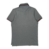 Tommy Hilfiger Slim Fit Polo Shirt - Medium Grey Cotton