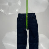 Levis Cord Trousers - 26″ Waist Blue Corduroy