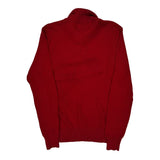 Polo By Ralph Lauren 1/4 Zip - Medium Red Cotton