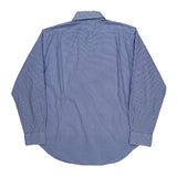 Polo By Ralph Lauren Checked Shirt - Large Blue Cotton