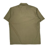 Dickies Short Sleeve Shirt - XL Khaki Polyester Blend